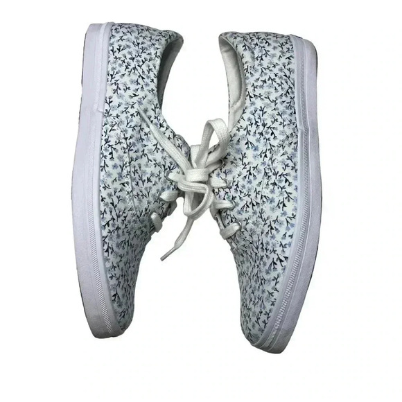 Keds Marilyn Monroe Crew Womens Sneakers•Size 7• Blue and White Floral• - Picture 5 of 9